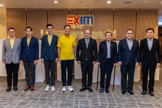 EXIM BANK พบปะสภาอุตสาหกรรมแห่งประเทศไทย  สนับสนุนผู้ประกอบการ SMEs ไทยแข่งขันได้ในตลาดโลก
