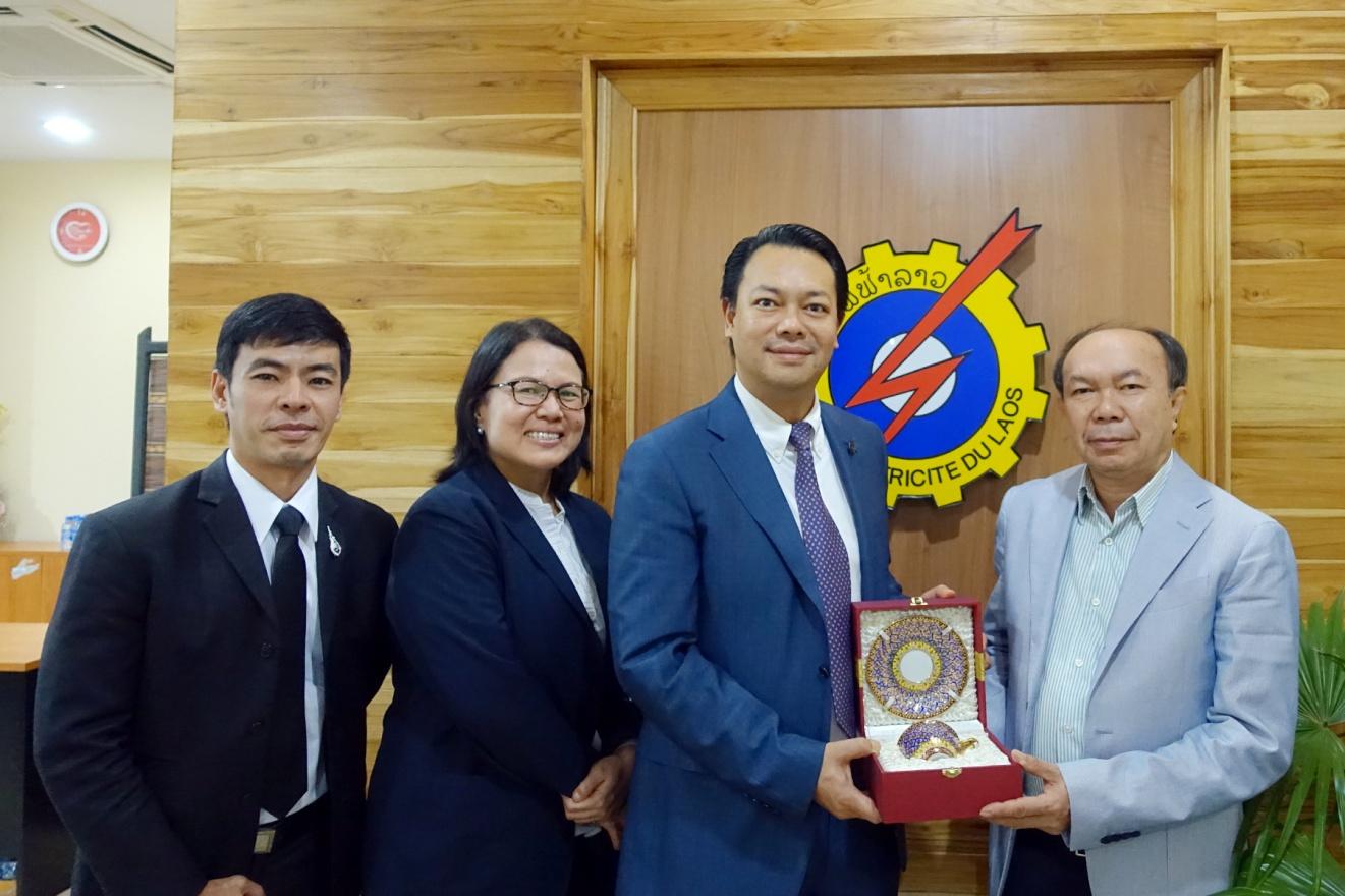 EXIM Thailand Discusses Support for Power Plant and Transmission System Investment with Electricite du Laos