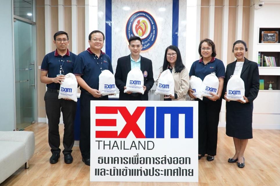 EXIM Thailand Supports Rehabilitation of Tropical Storm Pabuk Victims