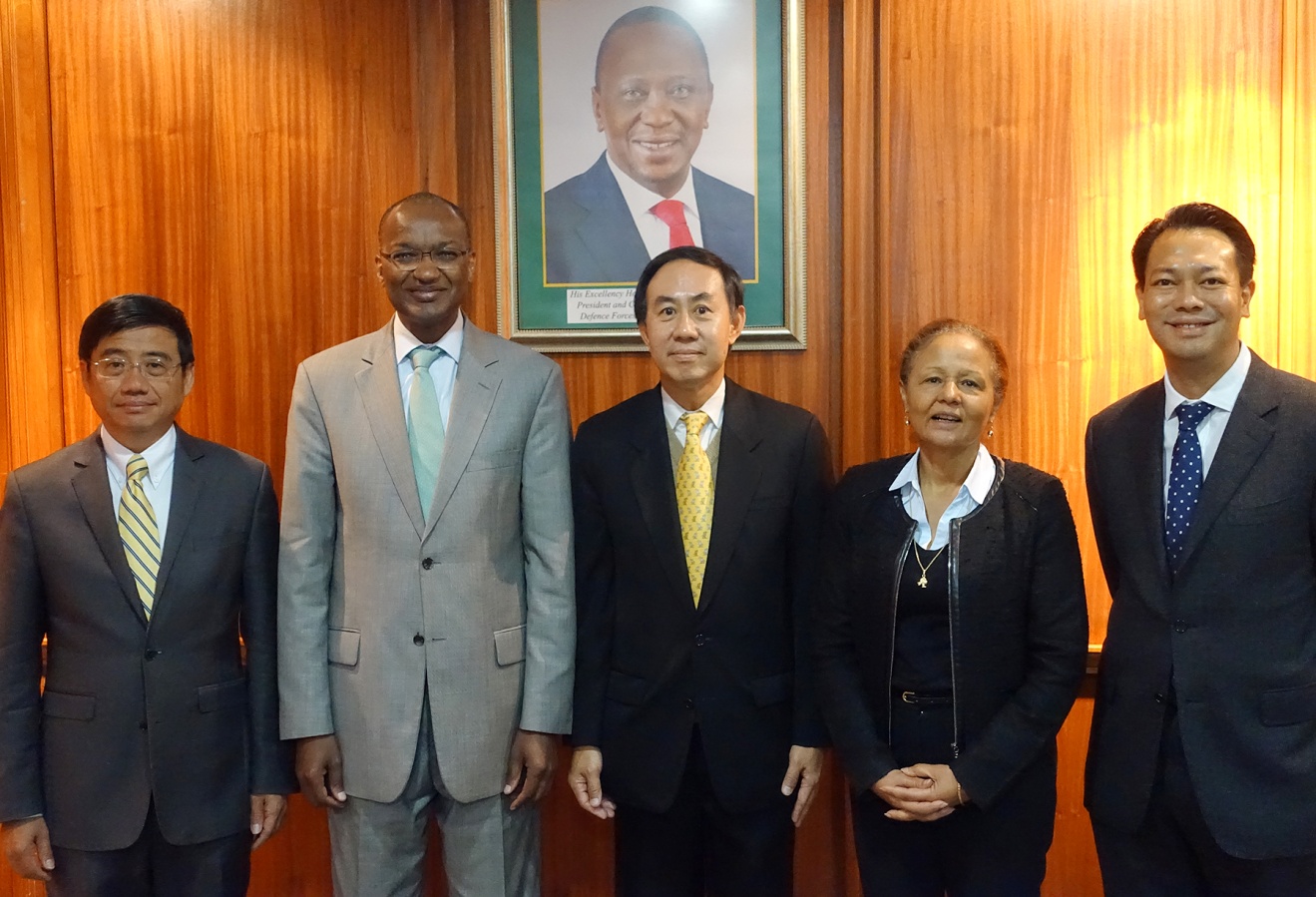 EXIM Thailand Visits Central Bank of Kenya