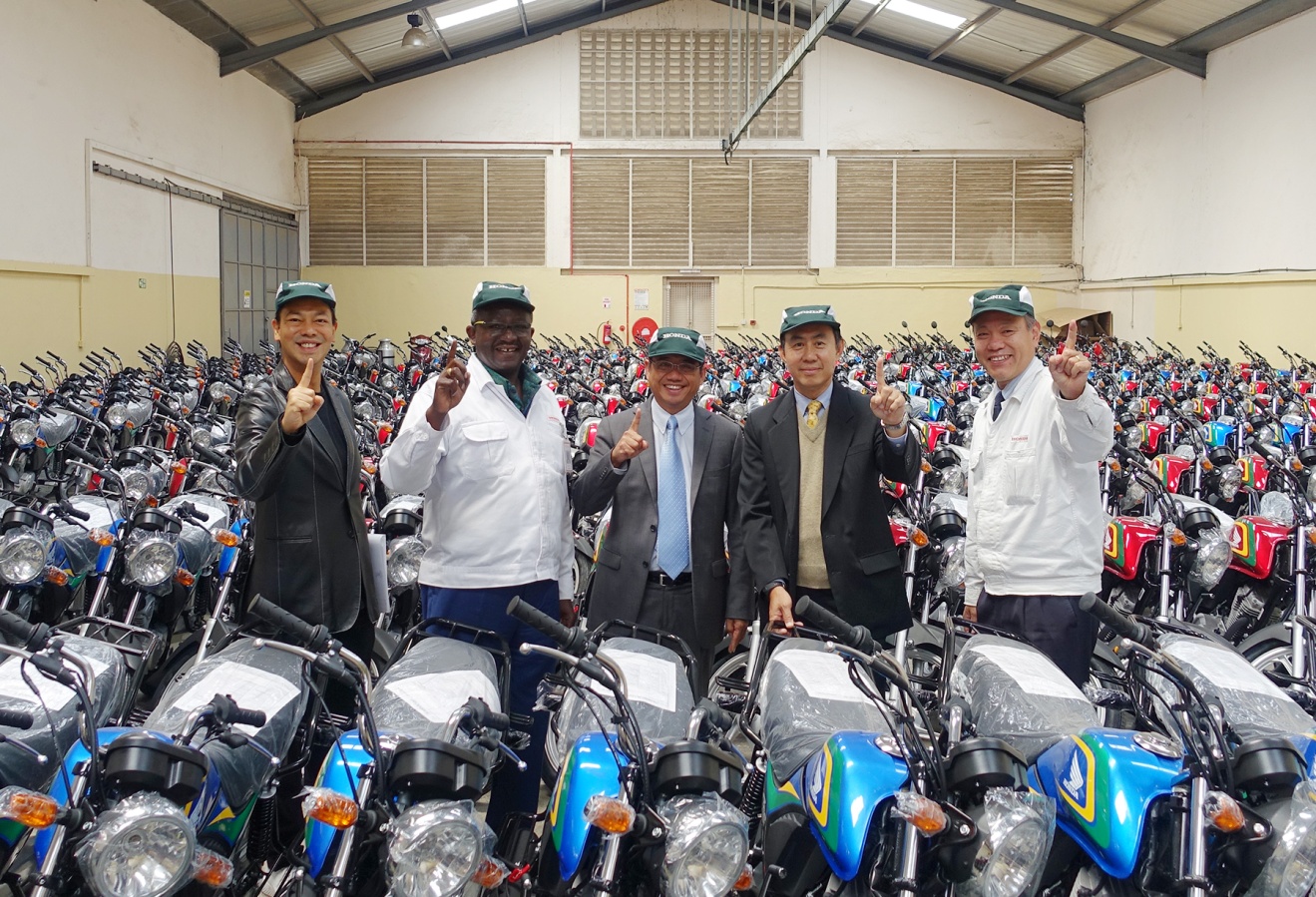 EXIM BANK เยี่ยมชมกิจการผลิตรถจักรยานยนต์ฮอนด้าในเคนยา