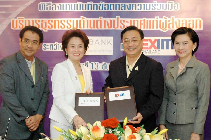 EXIM BANK จับมือ LH BANK หนุนผู้ส่งออก SMEs ไทย