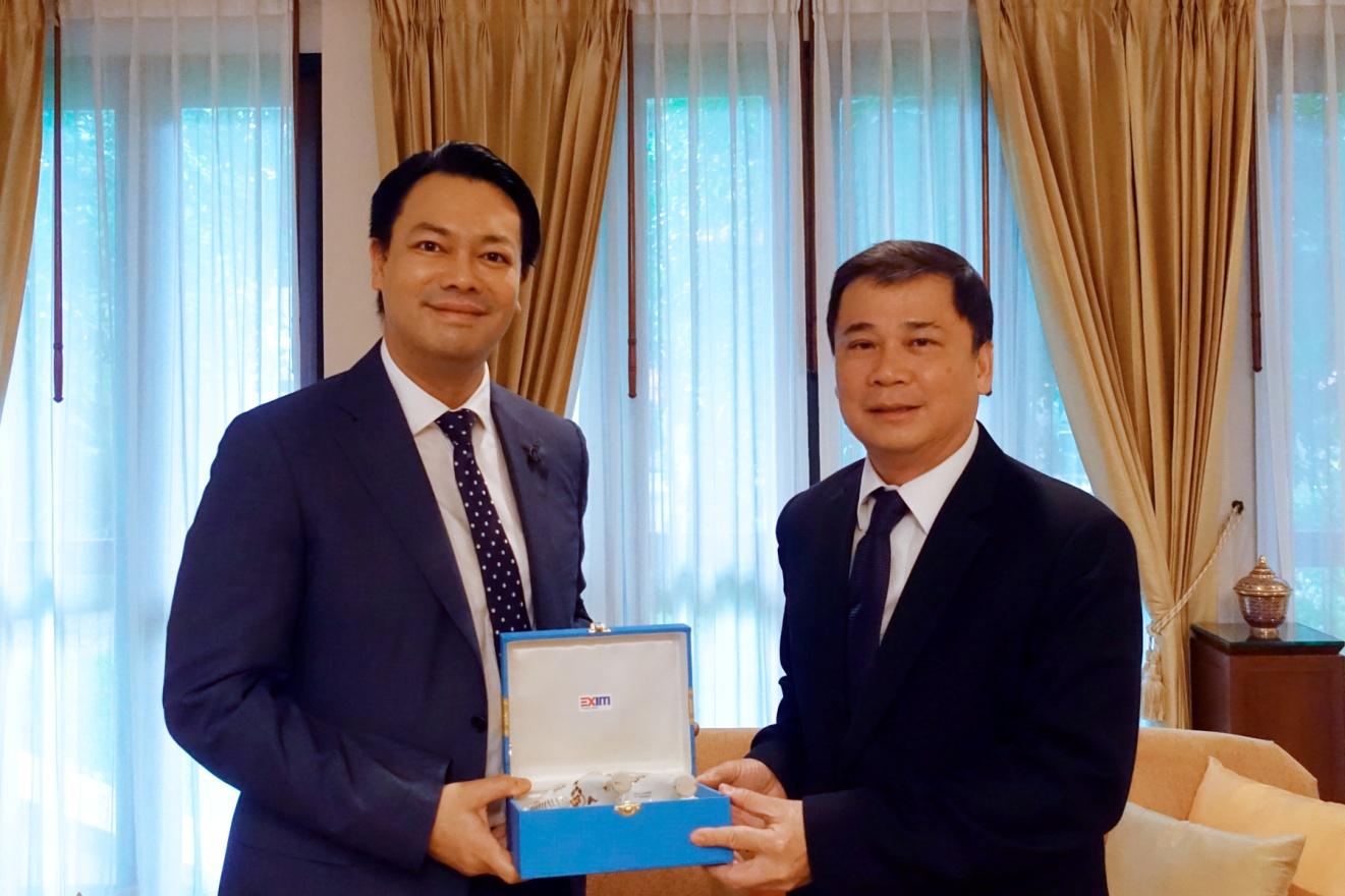 EXIM Thailand Visits Ambassador of Thailand to Vientiane