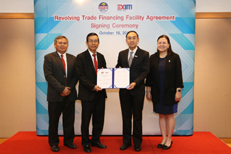 EXIM Thailand Provides 3 Million USD Loan to Lao PDR’s BCEL to Boost Lao PDR’s Import from Thailand