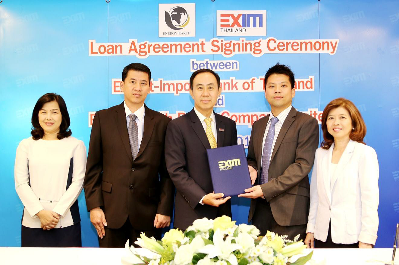 EXIM Thailand Extends 10-USD-million Loan to Energy Earth PLC for Indonesian Coal Import for Distribution to Thai and Overseas Customers