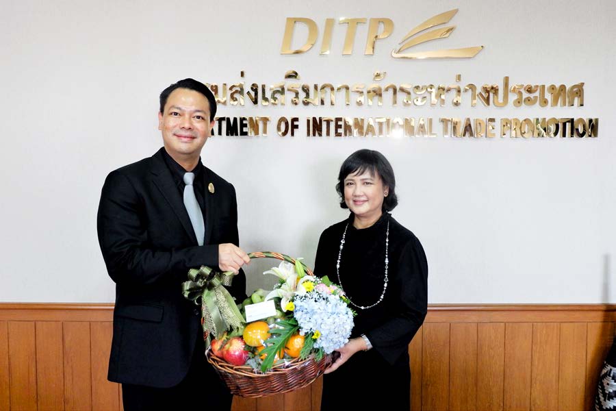 EXIM Thailand Congratulates New Director-General of International Trade Promotion Department, Ministry of Commerce