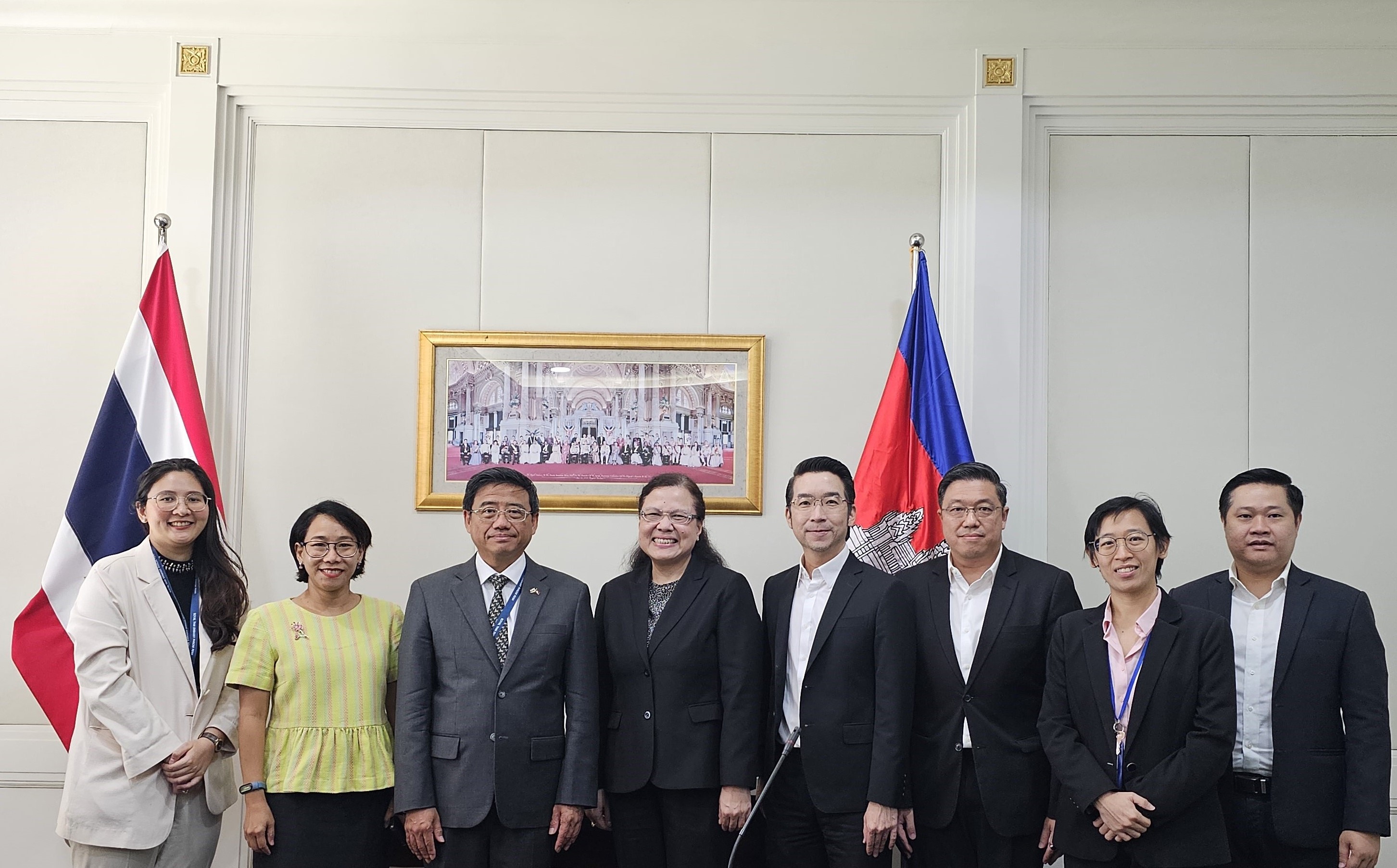EXIM Thailand Visited Ambassador of Thailand to Cambodia  and Executives of Banks in Phnom Penh, Kingdom of Cambodia