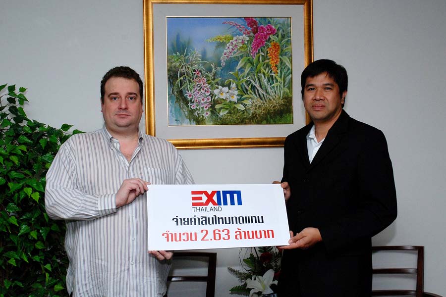 EXIM Thailand Compensates Non-payment Loss to Asalon