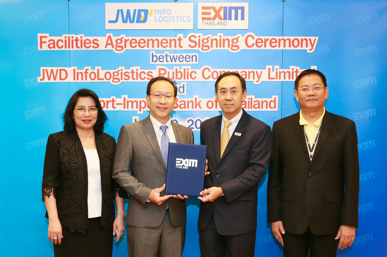 EXIM Thailand Provides 3.45-USD-million Loan to JWD in Support of Thai Logistics Business in Cambodia and Lao PDR