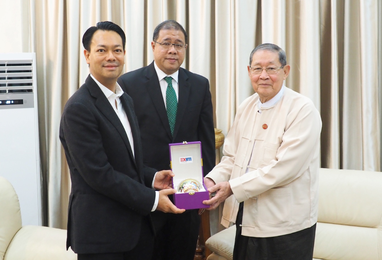 EXIM Thailand Paid a Courtesy Visit to Myanmar’s Union Minister of Planning and Finance