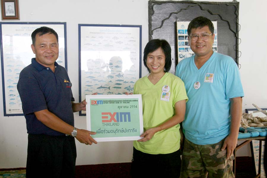 EXIM Thailand Joins Force to Rehab Coral Reefs around Kham Island