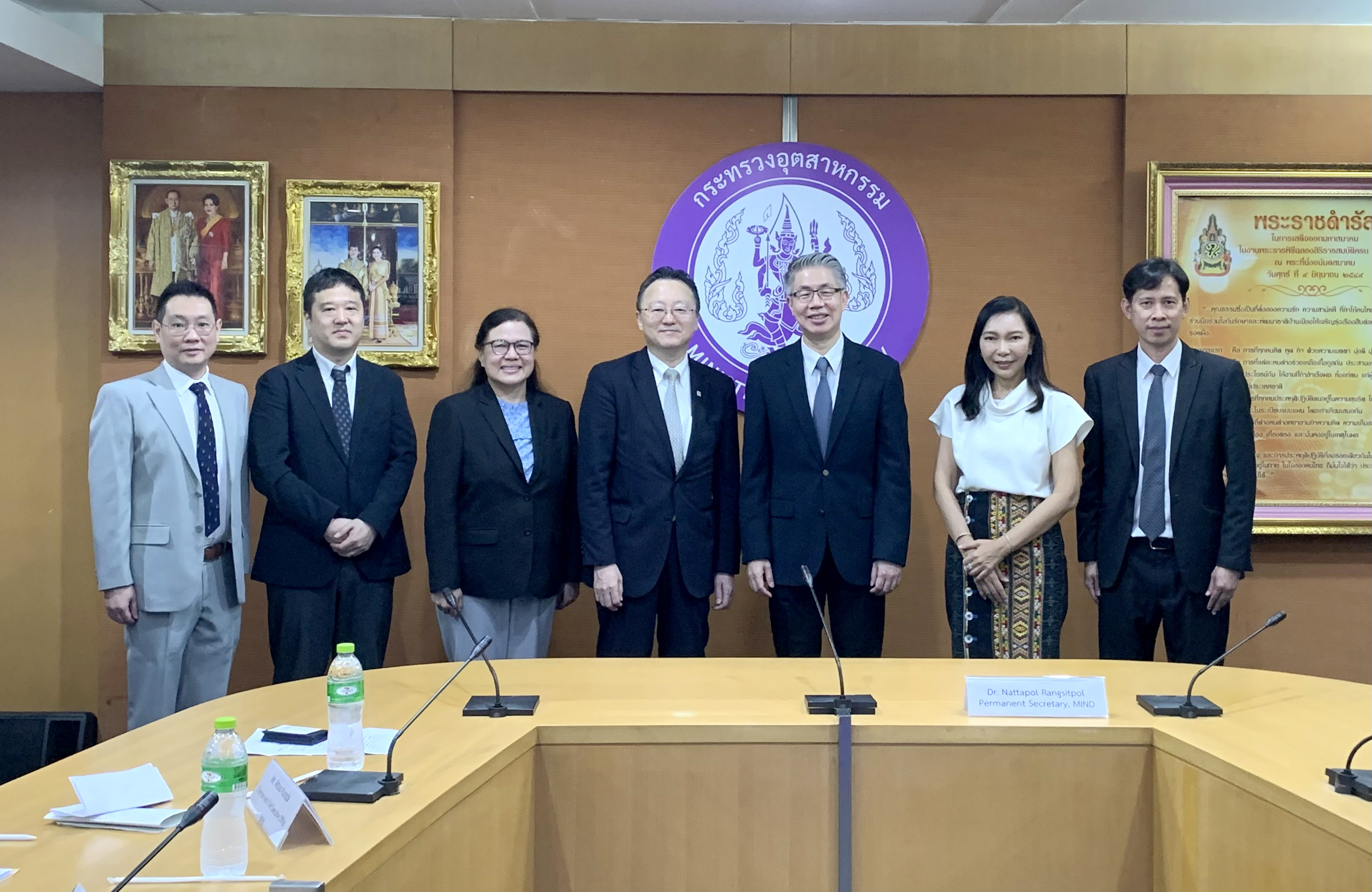 EXIM Thailand and NEXI Visit Industry Ministry’s Permanent Secretary  to Discuss Ways to Enhance Risk Protection and Industrial Development