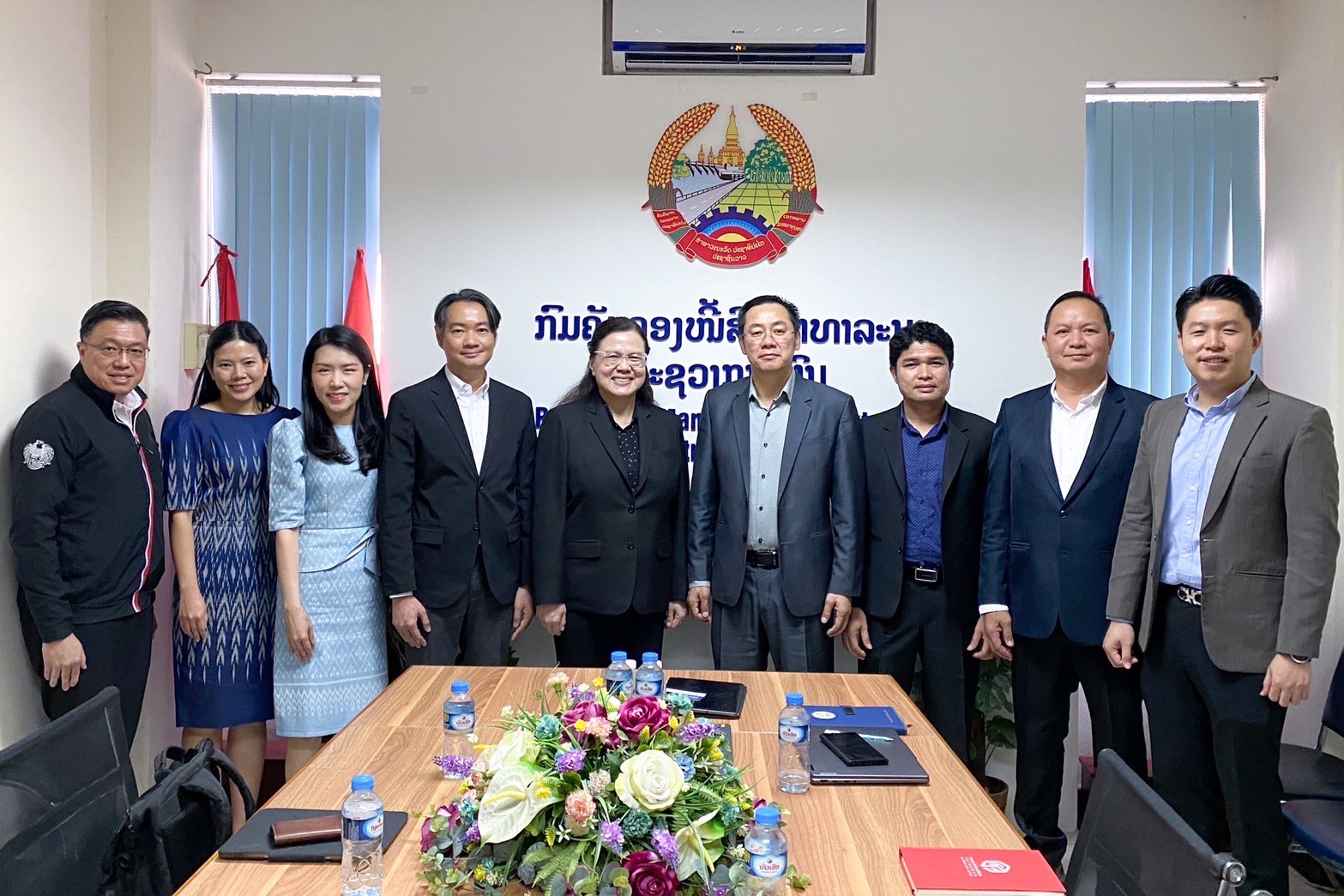 EXIM BANK พบปะหารือพันธมิตรภาครัฐในเวียงจันทน์ สนับสนุนการค้าการลงทุนไทย-สปป.ลาว